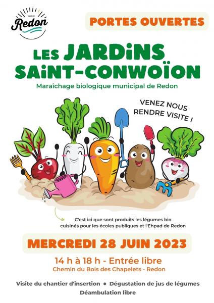 Jardins Saint-Conwoïon : portes ouvertes le mercredi 28 juin