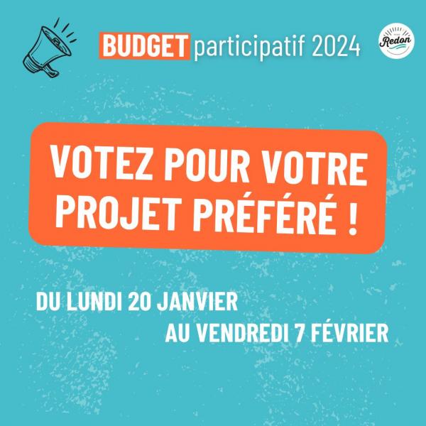 Budget participatif : place au vote !