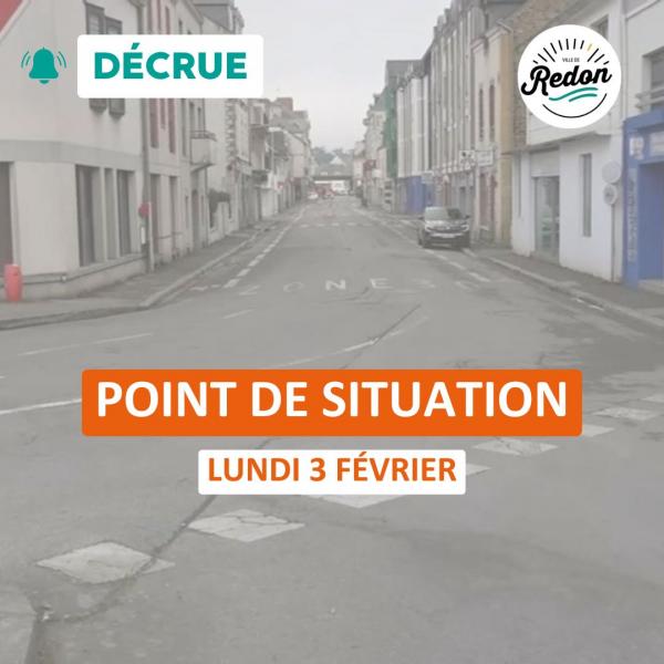 Inondations à Redon – Point de situation du 3 février