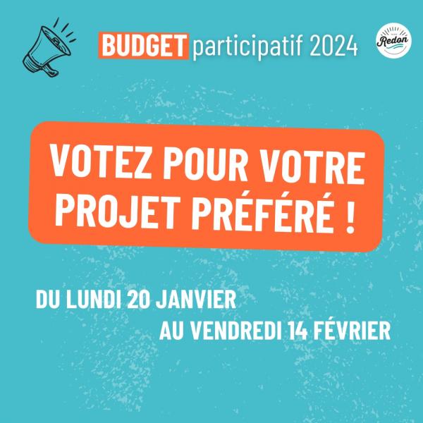 Budget participatif : place au vote !